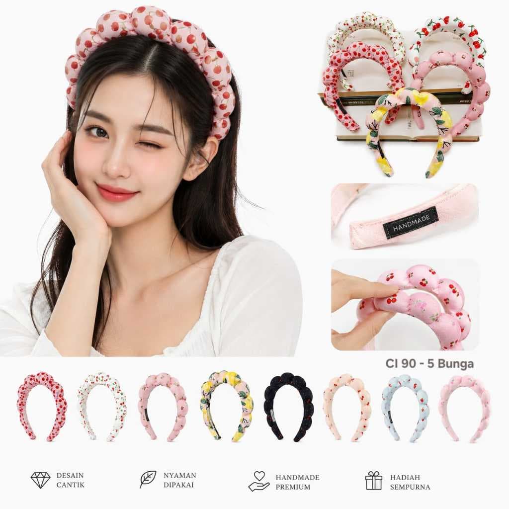Tiara De Tecido De Espuma Grossa Feminina Coreana BNDAW CI 90 5