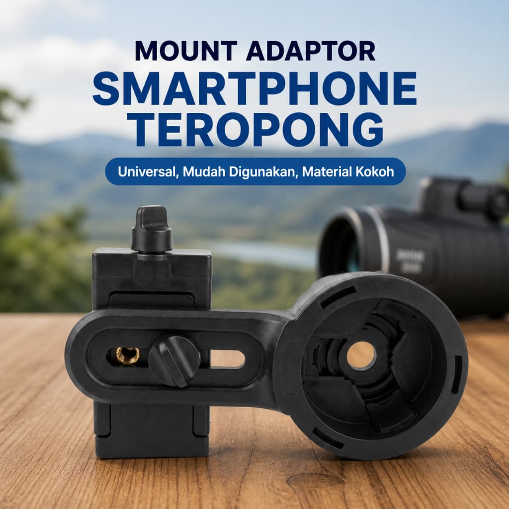 Suporte Para Adaptador Monocular Universal Smartphone Digiscoping