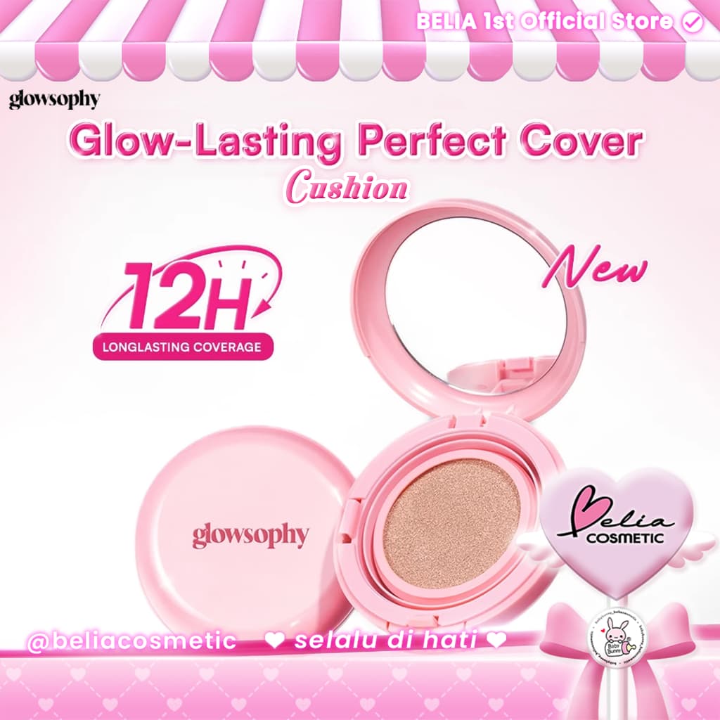 [YOUNG] Almofada GLOWSOPHY Cover Glow Serum De Longa Duração O Dia Todo | Com Acabamento Brilhante Saudável E Leve Glows