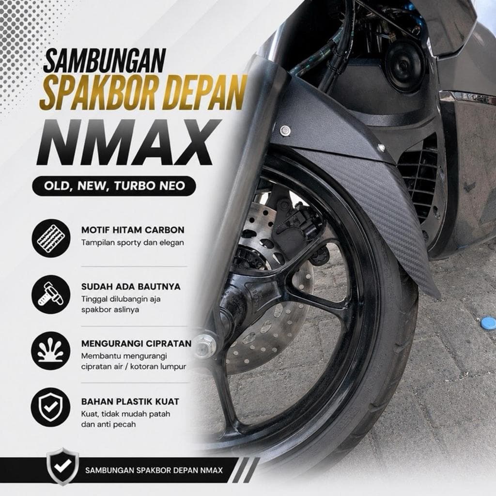 Fender Conexão Do Pára-Lama Dianteiro Nmax Antigo/Novo/Turbo Neo 2015-2025 Guarda-Lamas Anti-Respingos