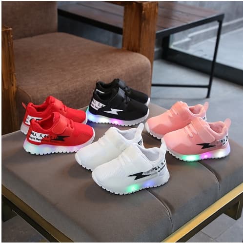 2023 [Pode COD] Novos Sapatos Luminosos LED Para Crianças , Tênis Respiráveis Meninos E Meninas , Sola Macia Antiderrapa
