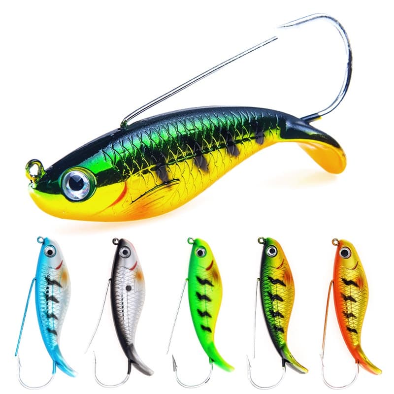 1pcs Isca De Pesca Um Anzol 8,5cm 21g Colher De Natação Artificial