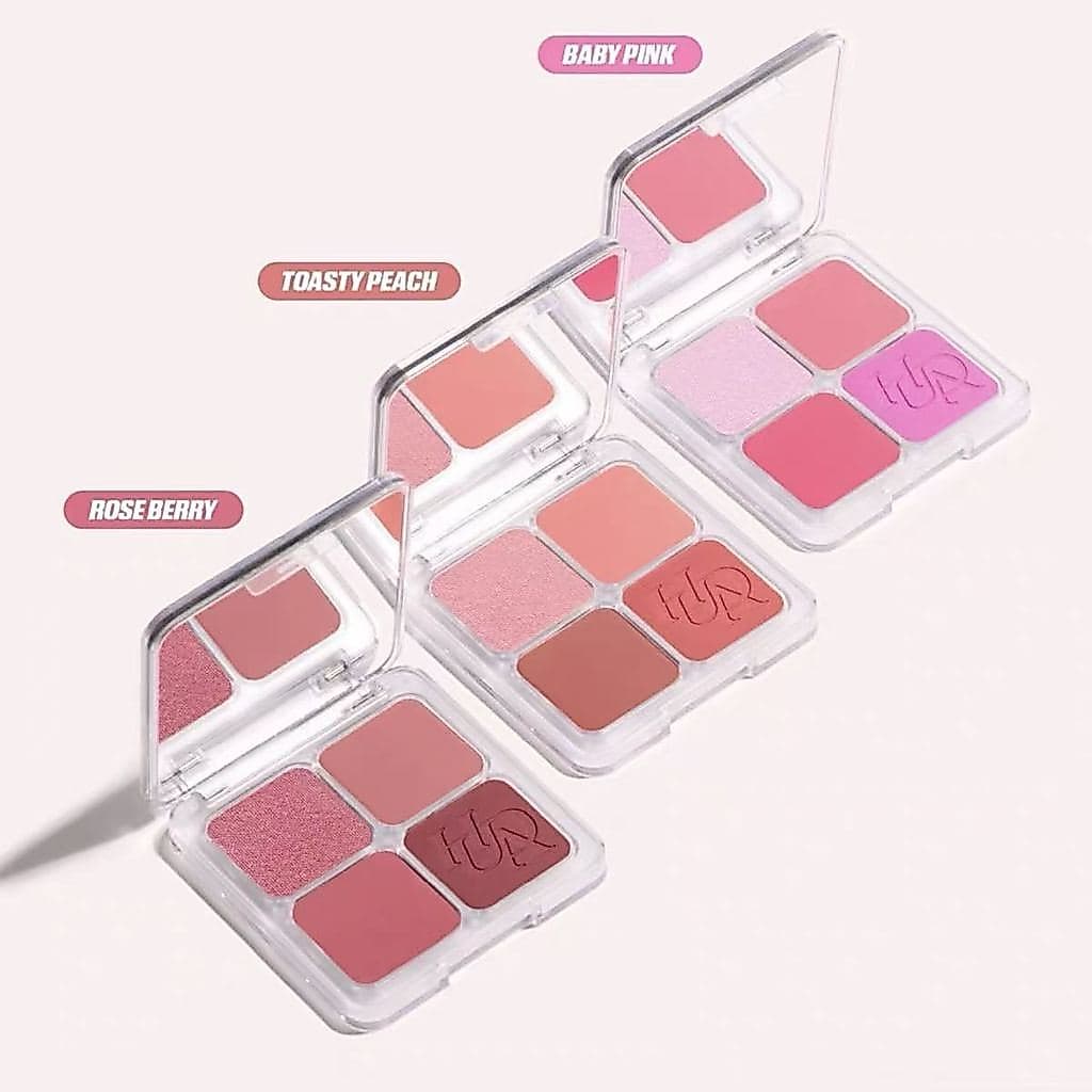 Huda Beauty Huda Beauty Blush Filter Matte Soft Focus Paleta de blush de 4 cores