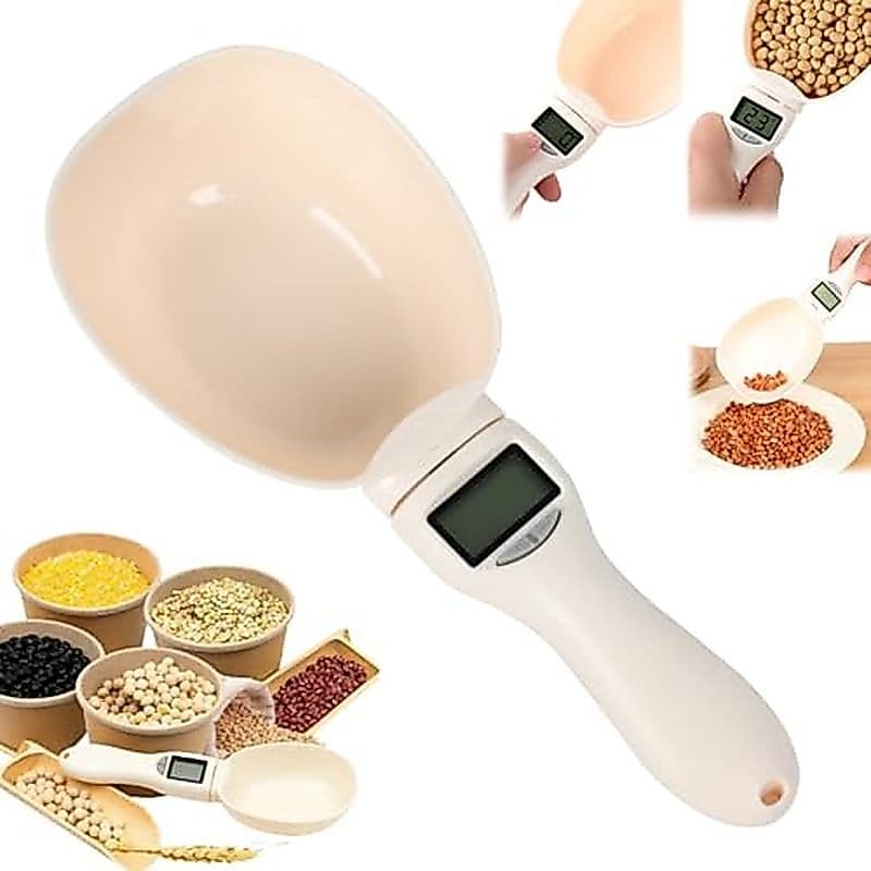 Balança De Colher Medidora Digital , Eletrônica De Medição De Alimentos Peso Gramas E Onças De Cozinha De Alta Precisão