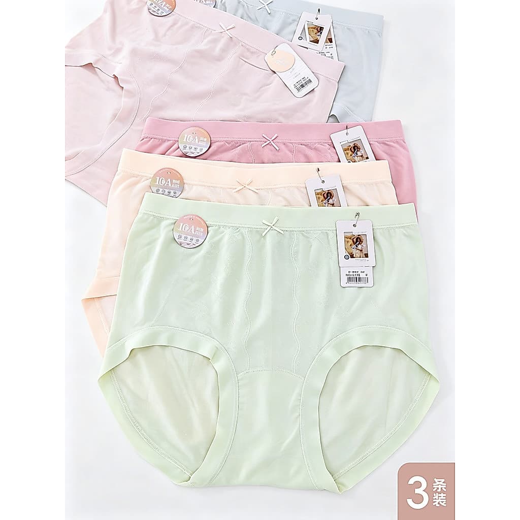 Xia Ting 1778 cuecas de cintura alta feminino verão estilo fino respirável 2026 novo estilo Plus Size gordura mm Shorts