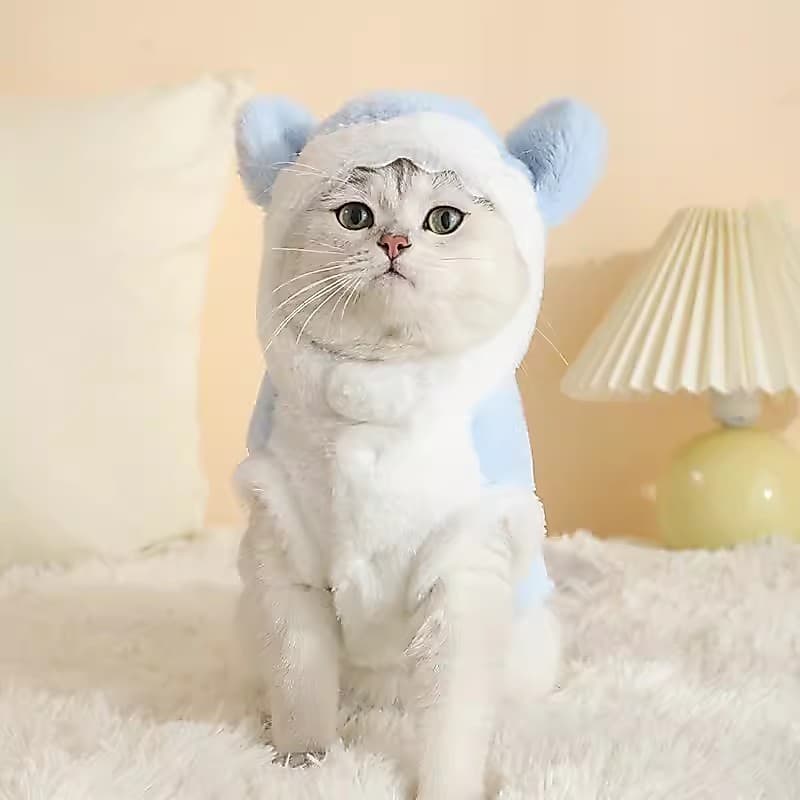 Roupas de gato transformação roupas Pet Muppets Anti-derramamento gatinho bonito roupas de outono gatos