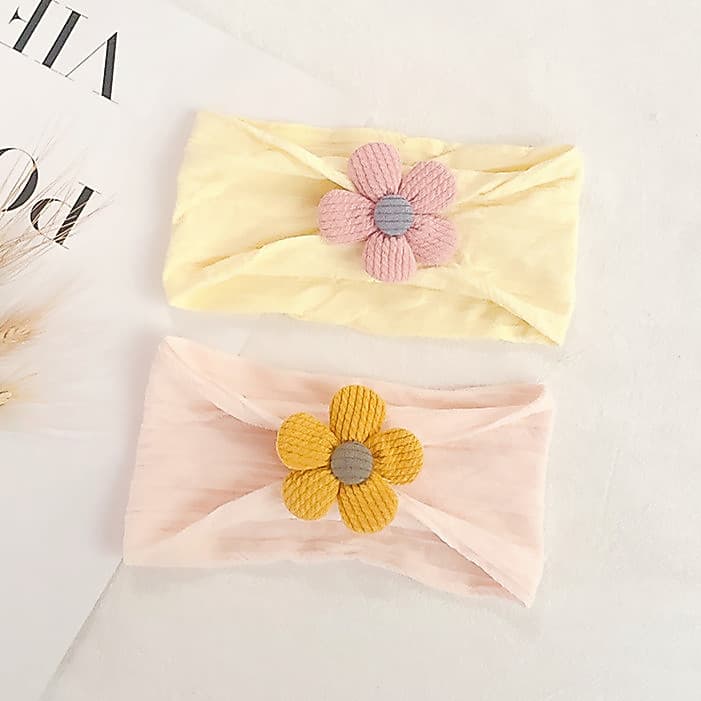 Bebê recém-nascido bandana larga verão estilo fino bebê menina chaminé porta boné circunferência da cabeça do bebê femin