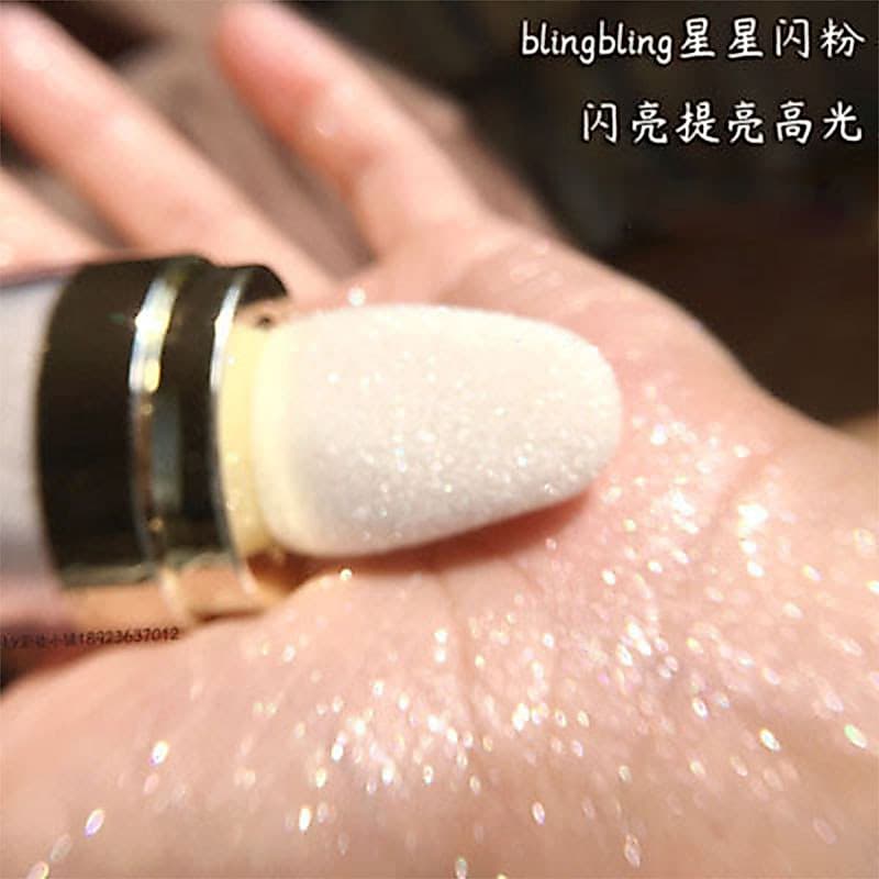 Maquiagem de palco Fada Patting Pó Noiva Destaque Corpo Inteiro Glitter Iluminando Sombra Diamante Glitter Perolado Conf