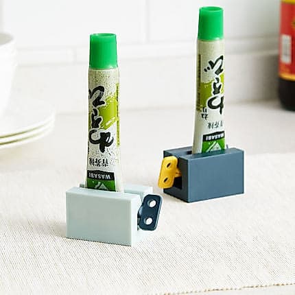 1 Pçs Dispensador De Pasta De Dente Tubo Espremedor Limpador Facial Imprensa Rolamento Titular Acessórios Do Banheiro Pa