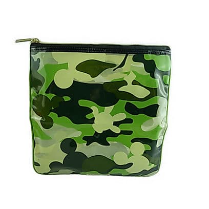 30% de desconto na revista japonesa apêndice estilo camuflagem à prova d'água bolsa cosmética de grande capacidade moeda