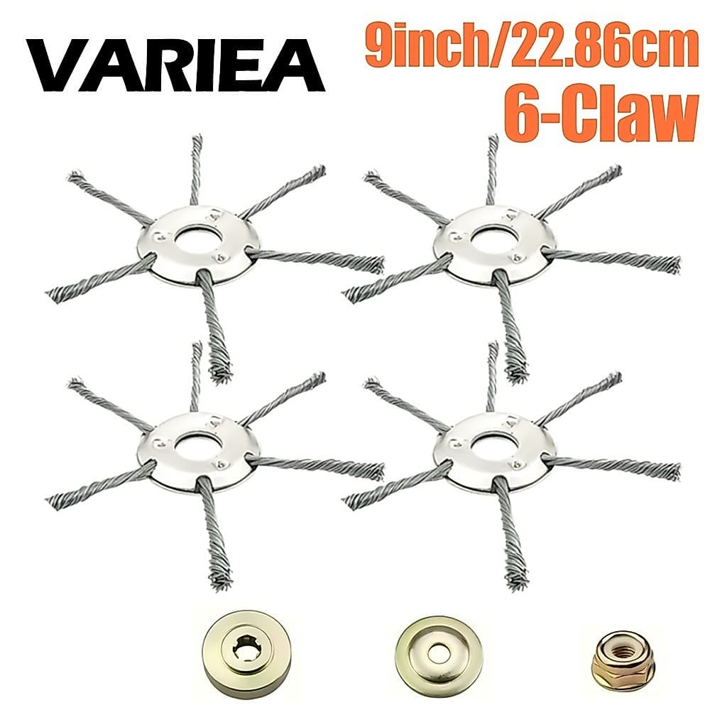 VARIEA-4 peças de escova de fio de Metal de alta qualidade, usando Material de fio de aço de alta qualidade, mais resist