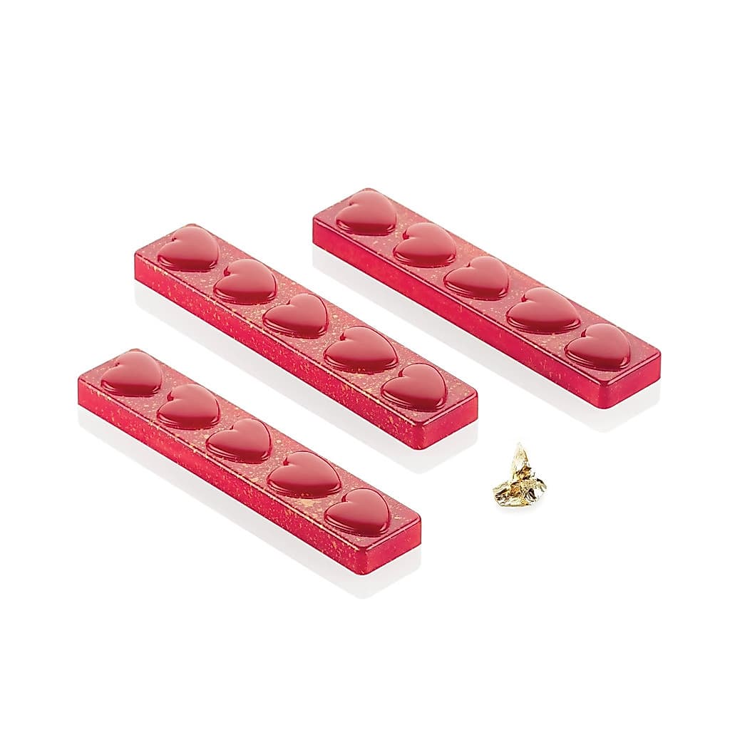 Silikomart 8 com você O molde de Chocolate mais precioso em formato de coração Molde em formato de coração