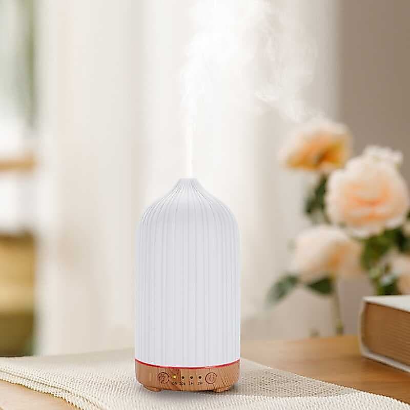Difusor de aroma listrado USB portátil difusor de aroma lanterna vaso máquina de fragrância de óleo essencial