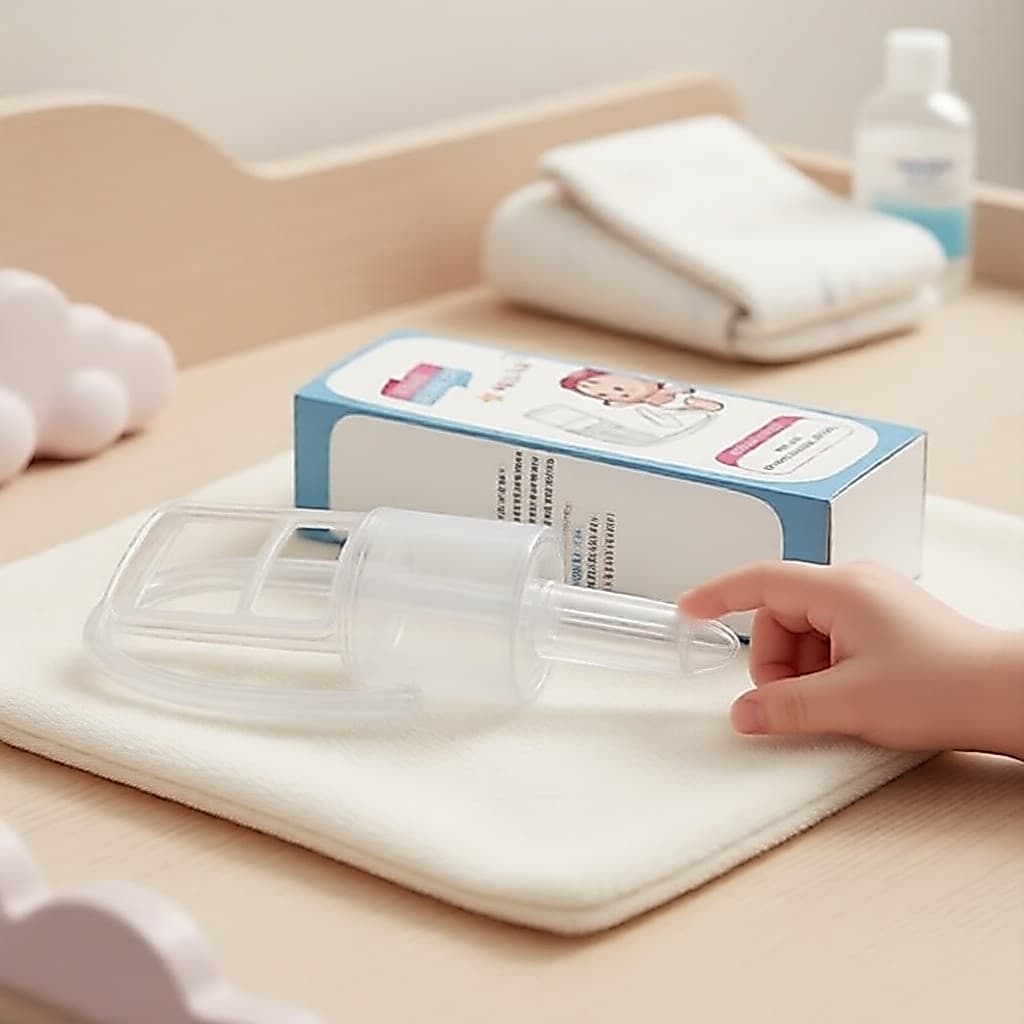 Aspirador Nasal Portátil para Bebês, Recém-nascidos e Crianças Pequenas – Aspirador Suave de Mucosidade e Limpa Nariz