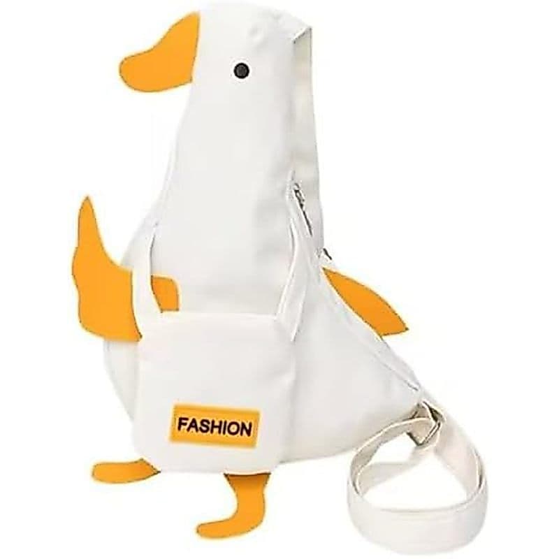 Carteiras Inovadoras Para Meninas , Bolsa Kawaii De Ombro Crossbody De Pato Fofo , Carteira De Peito Engraçada De Desenh