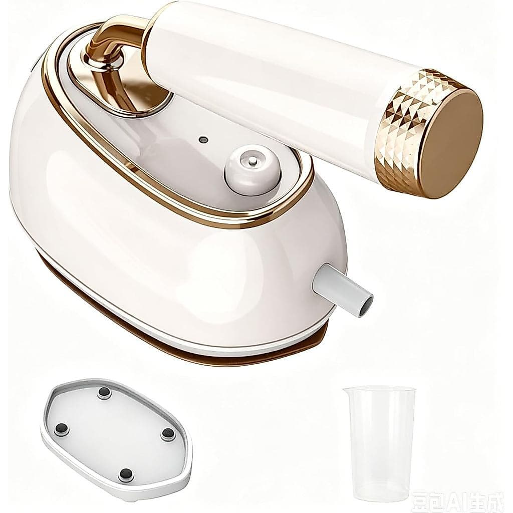 Vaporizador de Viagem para Roupas, Vaporizador e Ferro de Passar Portátil 2 em 1, Pequenos Ferros a Vapor para Remoção d