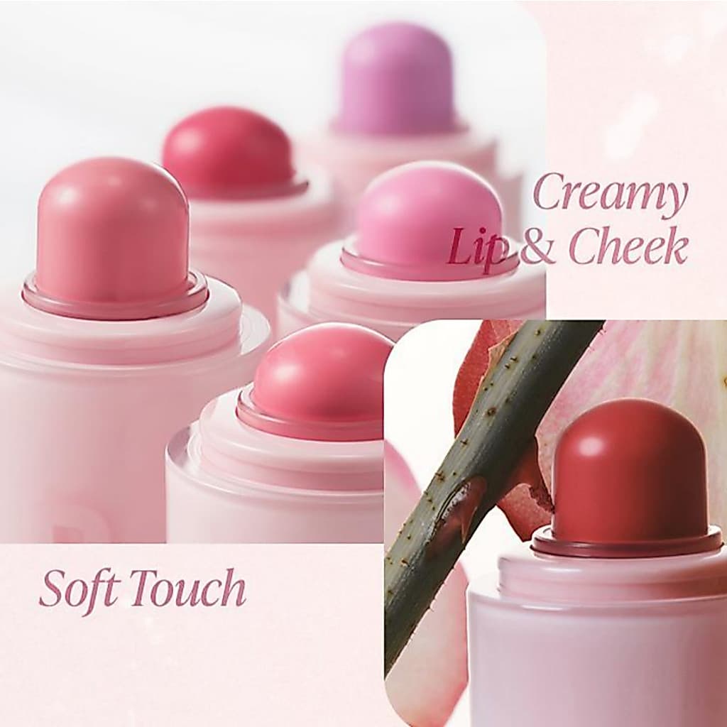 BANILA CO Blush Romântico Lábios E Bochechas 3.7g | 20 Cores Fórmula Cremosa Cor Versátil K-Beleza BusanPick
