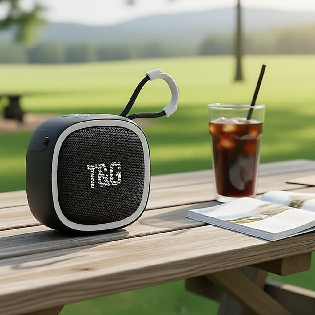 T&G TG659 Elite X: Caixa de Som BT à Prova d’Água IPX5, Estéreo TWS, Rádio FM, TF/USB, Bluetooth 5.3