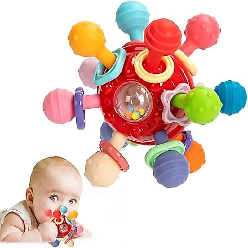 Brinquedos Sensoriais Montessori Para Bebês De 0 A 6 12 Meses , De Dentição Mordedor De Bebê 3 6 9 12 18 Desenvolvimento