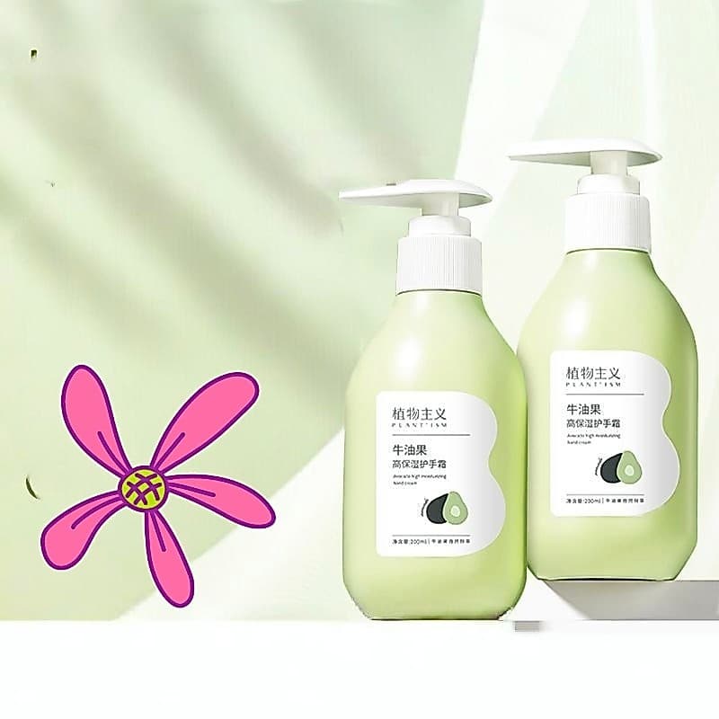 Mulheres botânicas podem usar creme para as mãos hidratante hidratante loção corporal refrescante não gordurosa