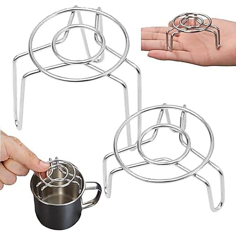 Ouliget Mini Rack Para Vaporizador , Trivet De Aço Inoxidável Panela Instantânea Vaporizadores De Vários Tamanhos , Supo