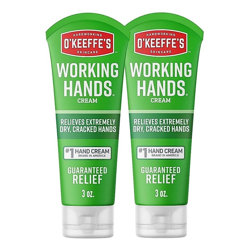 O'Keeffe's Working Hands - Creme para Mãos Extremamente Secas - Tubo de 3oz (2 Unidades) - Cuidado Reparador para Mãos R