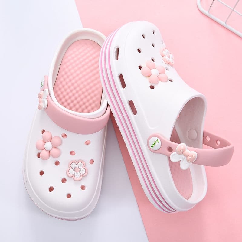 Plataforma Feminina De Feriado De Sapatos De Elevação Chinelos Sandálias De Deslizante