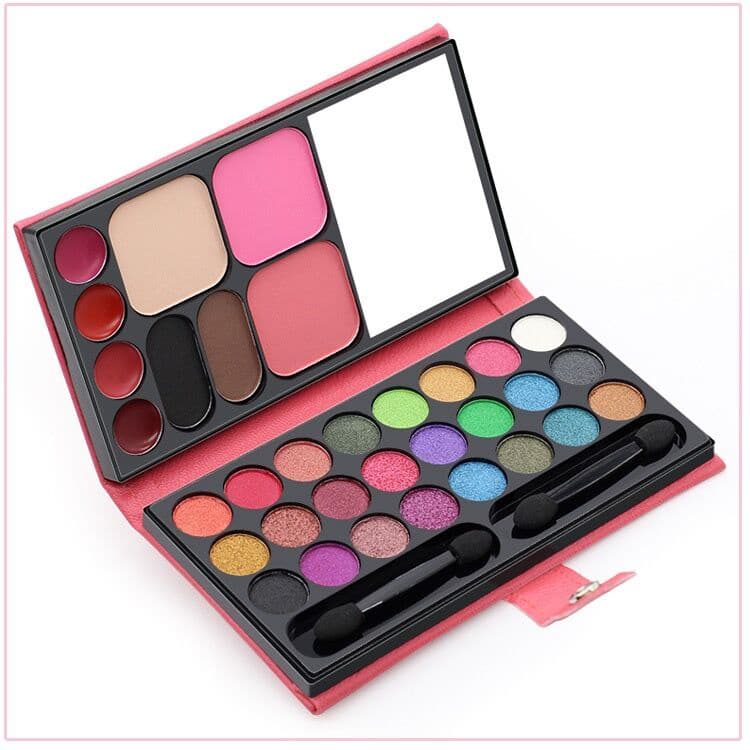 33 Paleta De Maquiagem Sombra Colorida Cosmética Glitter Blush Symphony Shimmer Box De Lábios Glos