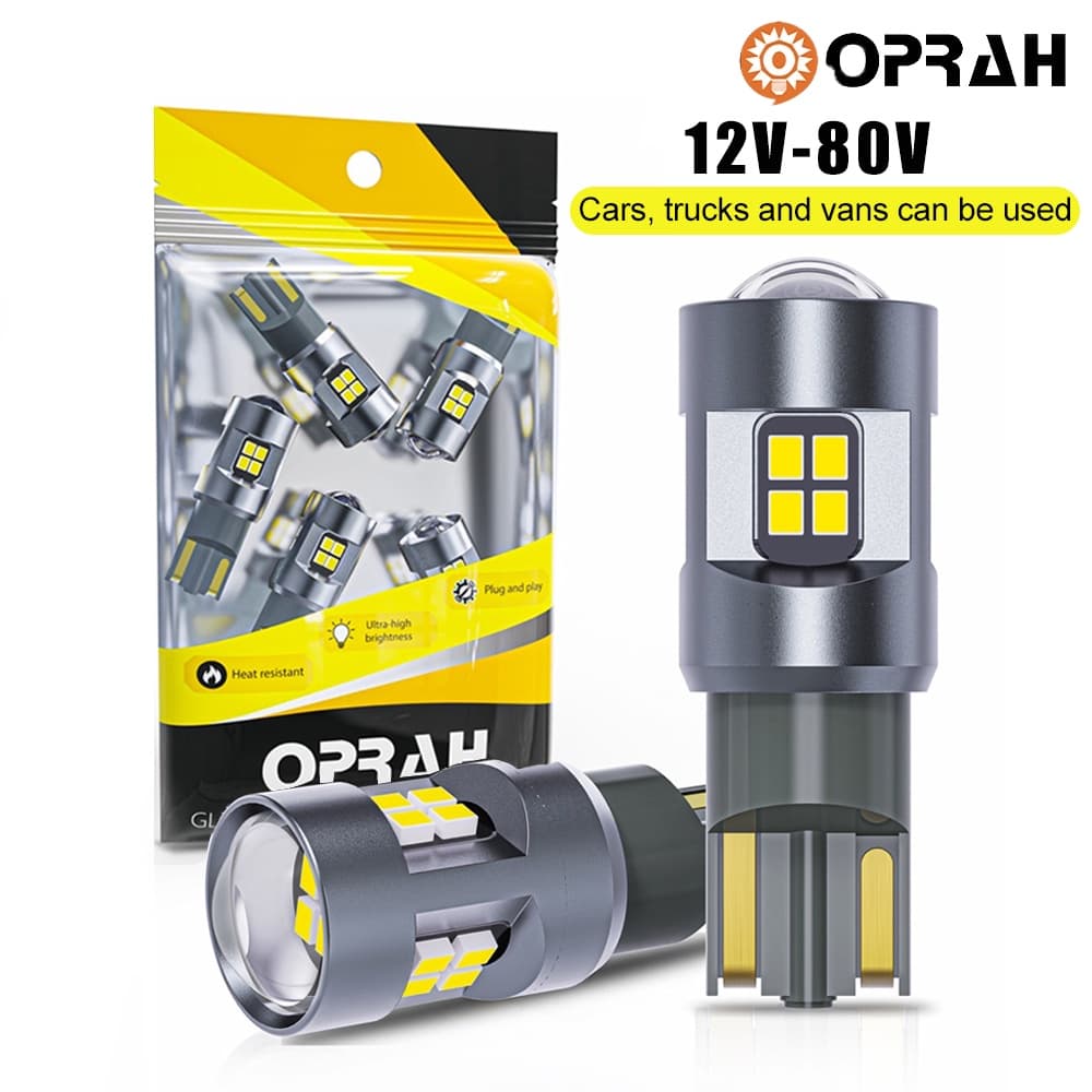 (2PCS) 12V-80V Lâmpada LED T10 Super Brilhante 2016 16SMD Luz De Estacionamento Teto Sinalização De Giro Da Placa De Carro Acessórios De Iluminação Para Motocicletas
