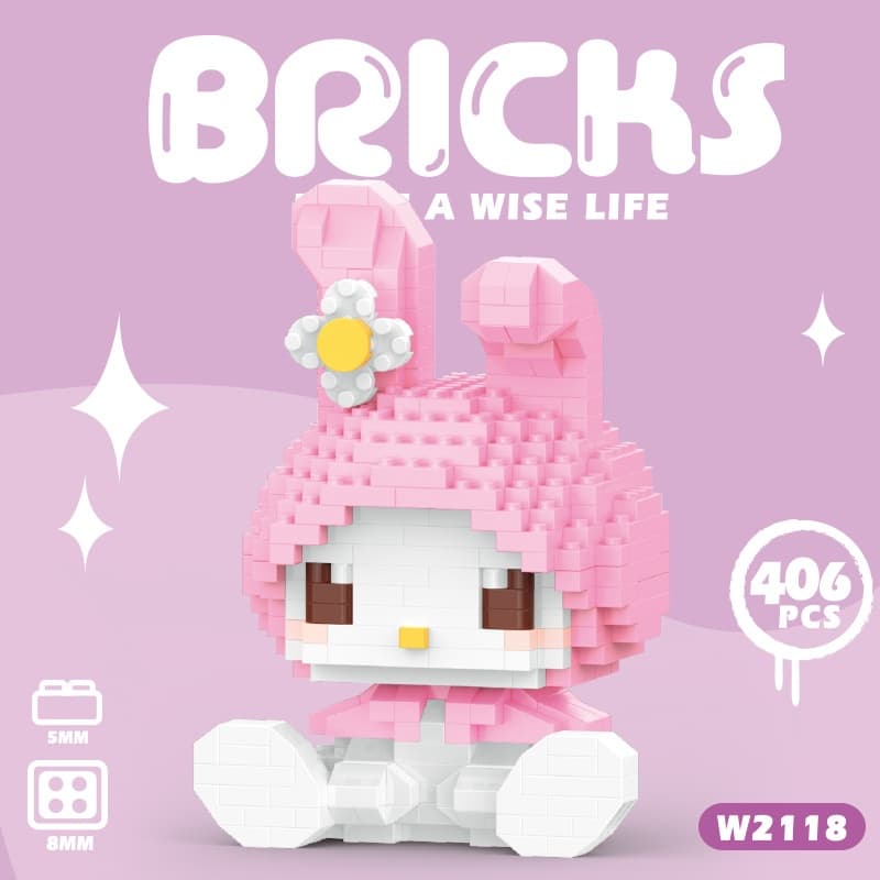 Presente De Brinquedo Para Coelho Bonito De Construção animal