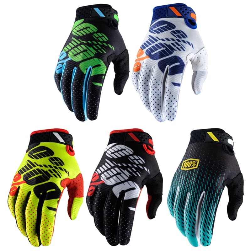Luvas De Motocross 100 % Racing MX Dirt Bike Top Estoque Pronto Para Porta Esportes Esportivos