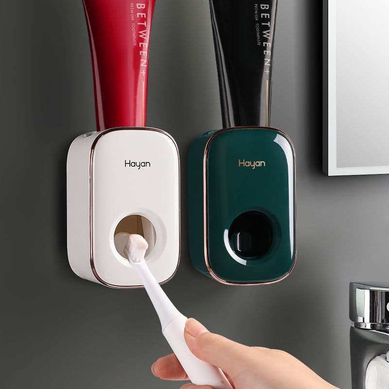 Pasta Dental Totalmente Automática Espremedor De Dentes Ferramenta Manual Para Montagem Em Parede Sem Perfuração Infantil Preguiçosa