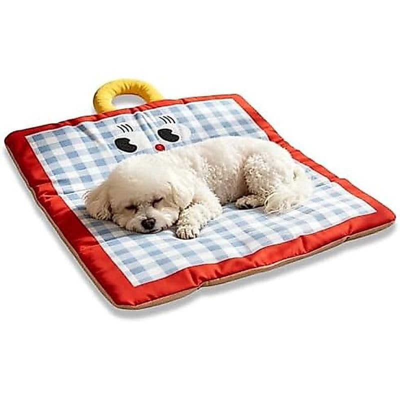Tapete De Cama Para Cães Pequenos E Médios Com Menos De 16.5 Libras , Almofada De Dormir Reversível Animais De Estimação