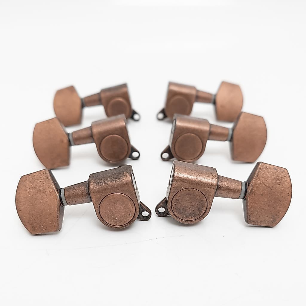 Afinadores De Guitarra 3L3R/3L4R/4L3R/4L4R/6R/6L Estilo Vintage Tuning Pegs Cabeças Da Máquina Botões Sextavados Acessór