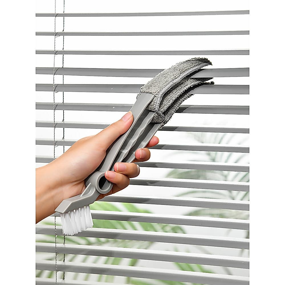 Escova de limpeza de persianas de cortina japonesa, ar condicionado, saída de ar, ventilador elétrico, escova de remoção