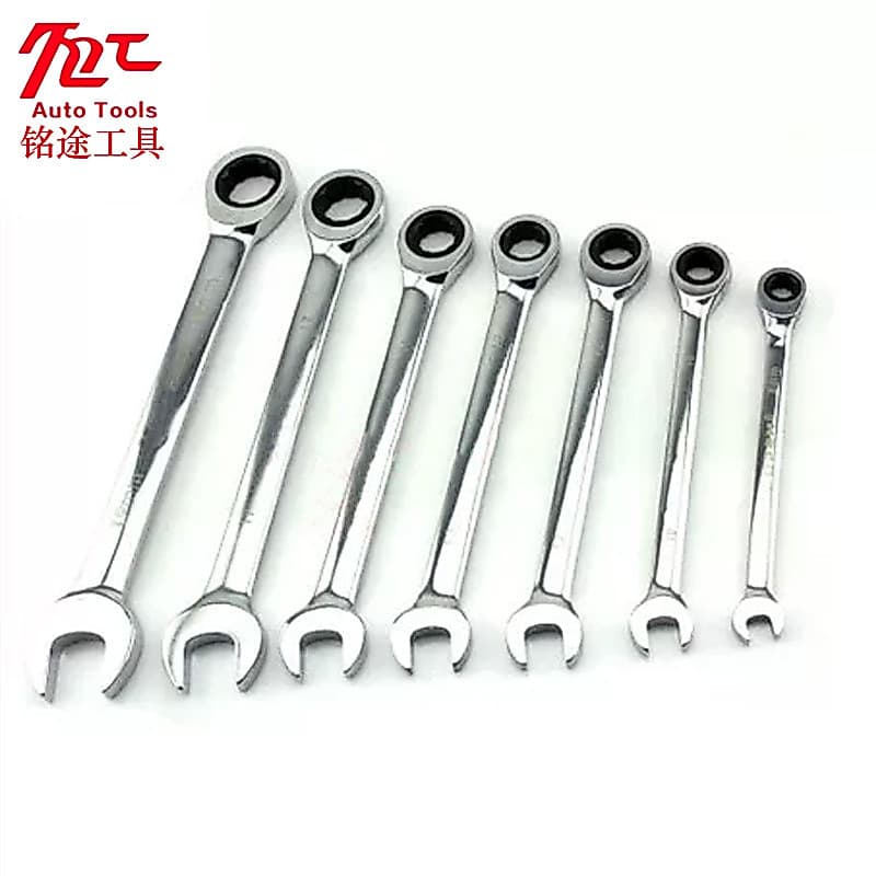 Ferramentas de Hardware chave de dupla finalidade chave de catraca conjunto de placa de vôo rápido chave 8-24MM chave az