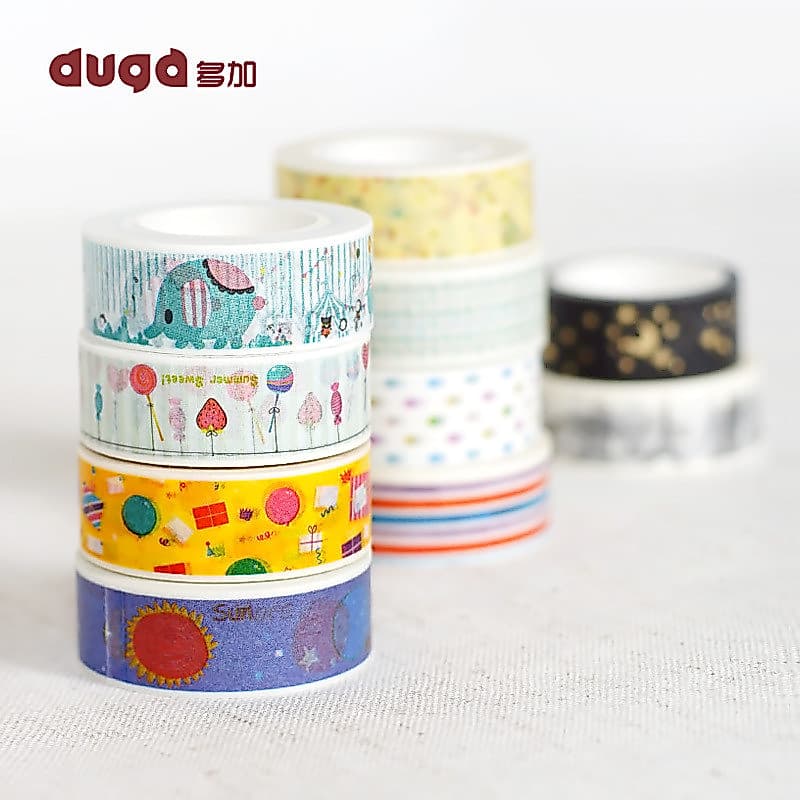 Versão coreana manual de papelaria criativo fita DIY bonito dos desenhos animados fita decorativa Retro adesivos decorat
