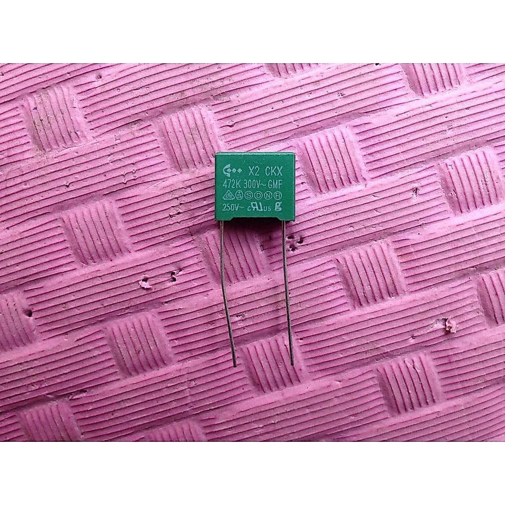 CKX Capacitor de regulação de segurança X Capacitor 472K 300V CKX Capacitor de regulação de segurança X Capacitor 0.0047