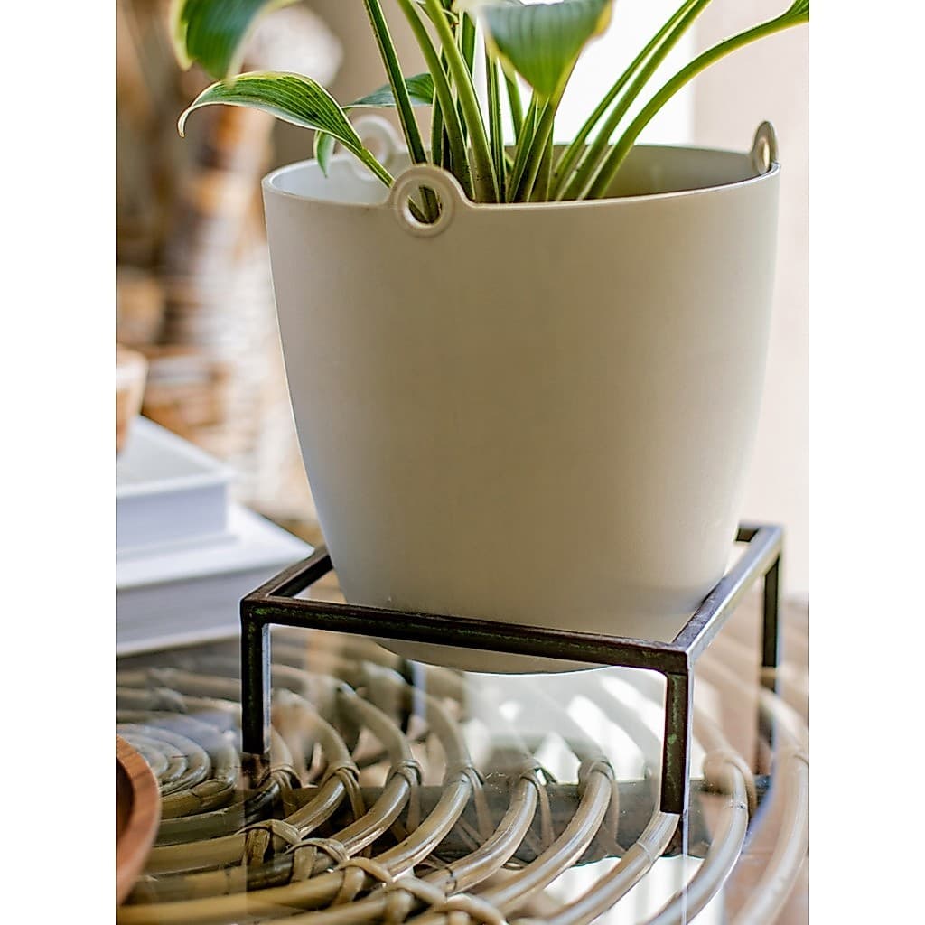 Suporte de vaso de flores de arte de ferro suporte de chão vaso de plantas rack de colocação Base de vaso de flores supo