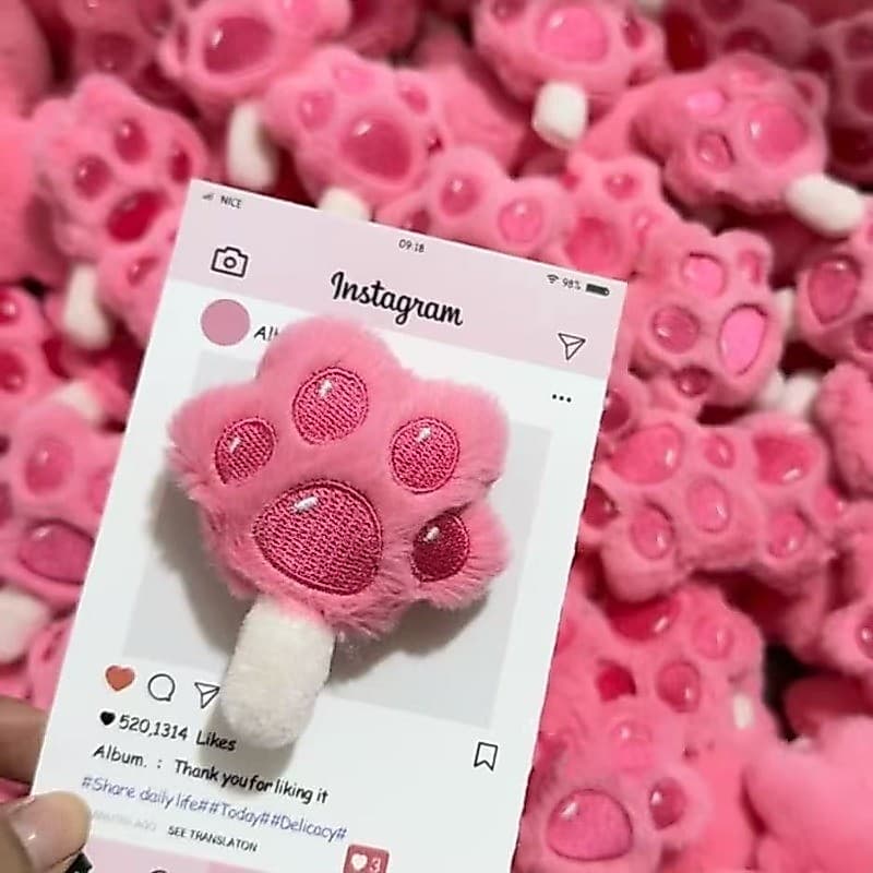 2 Pçs Doce Outono E Inverno super Bonito Rosa Gato Garra Grampo De Cabelo ins Menina Coração Pato bill clip