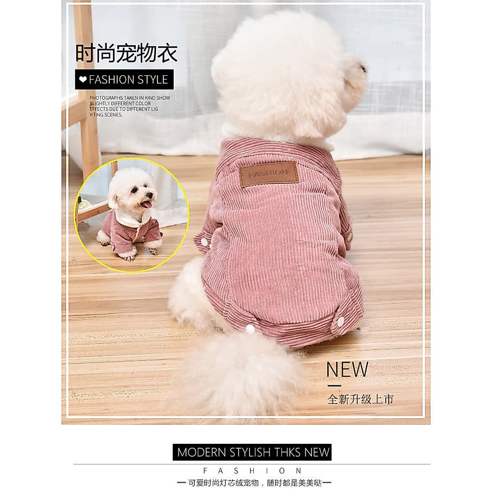 Filhote de cachorro roupas de inverno Teddy Bichon cães pequenos filhotes leite gatos engrossado inverno quente Pet algo