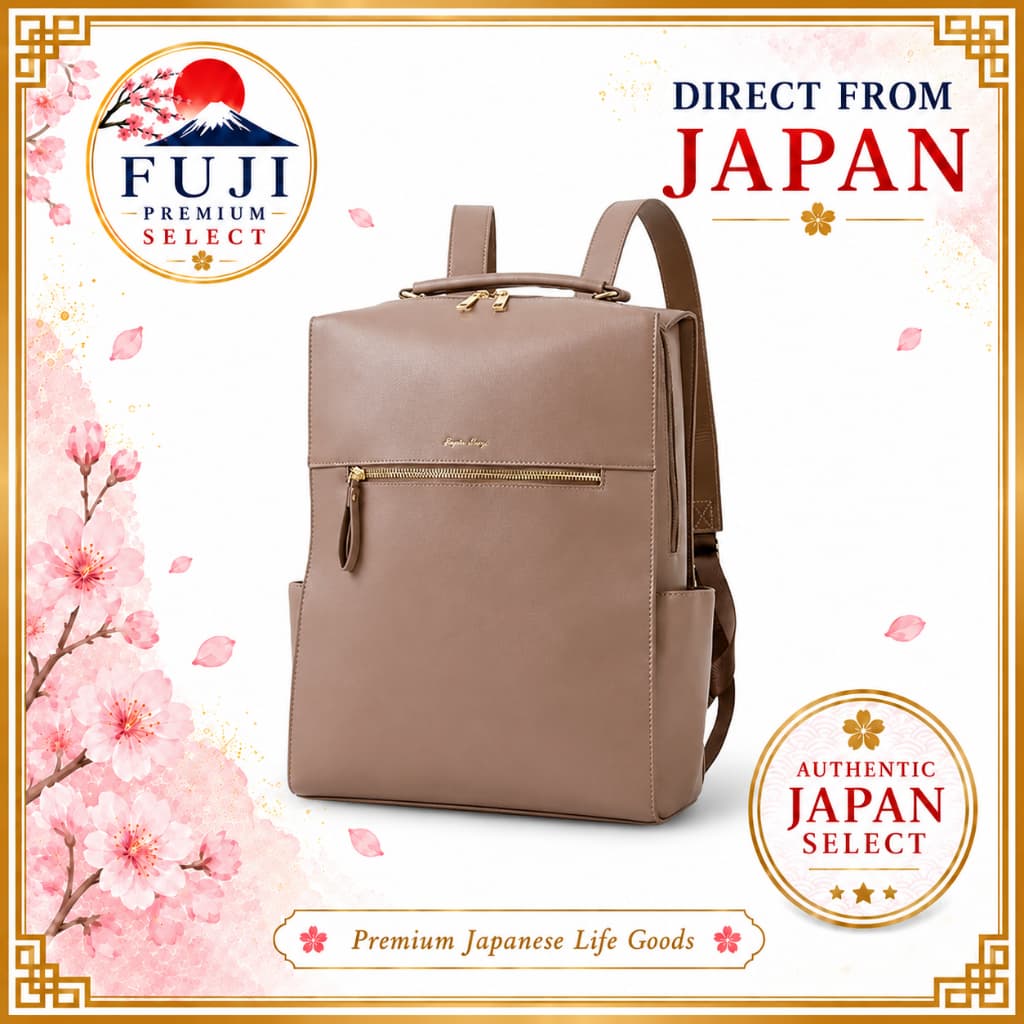 [Bright Bag] Mochila Autoportante A4 com Compartimento para Notebook 【Direto do Japão】