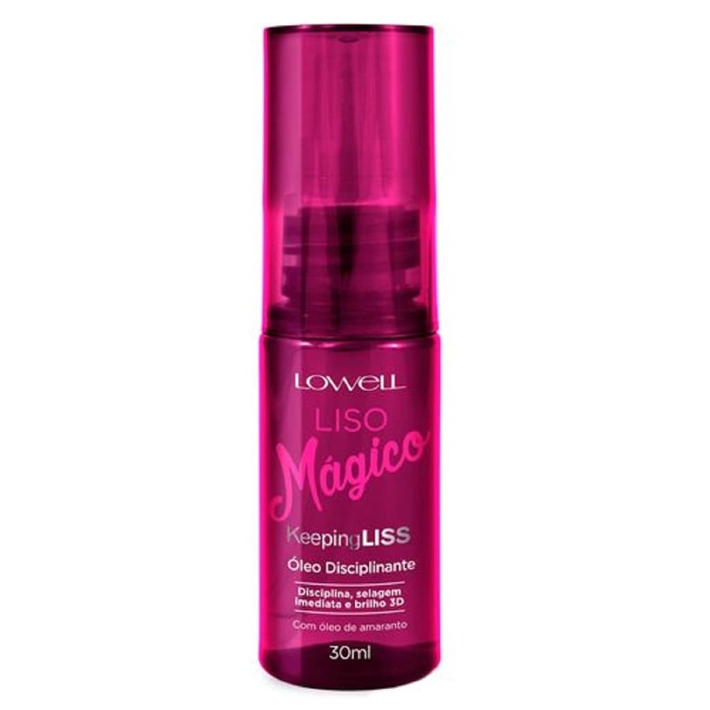 Óleo Disciplinante Liso Mágico Lowell 30 Ml