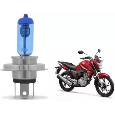 01 Lâmpada H4 35/35w 6500k Moto 12V