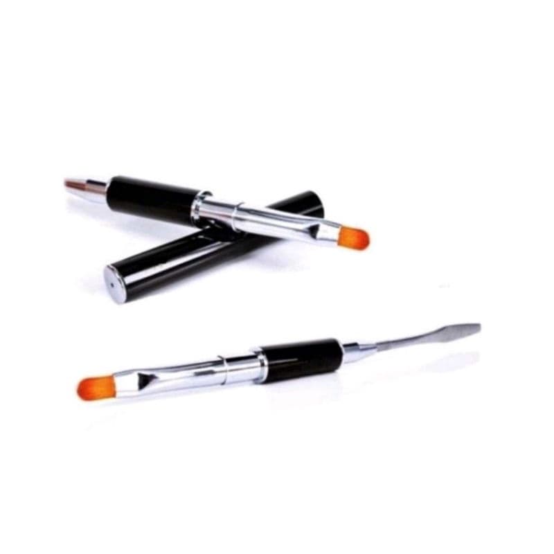 2 em 1 comEspátula  pincel para aplicação do polygel.