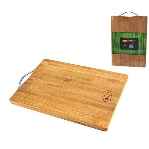 Tábua Pequena De Carne/Legumes Material Ecológico Bambu Com Alça