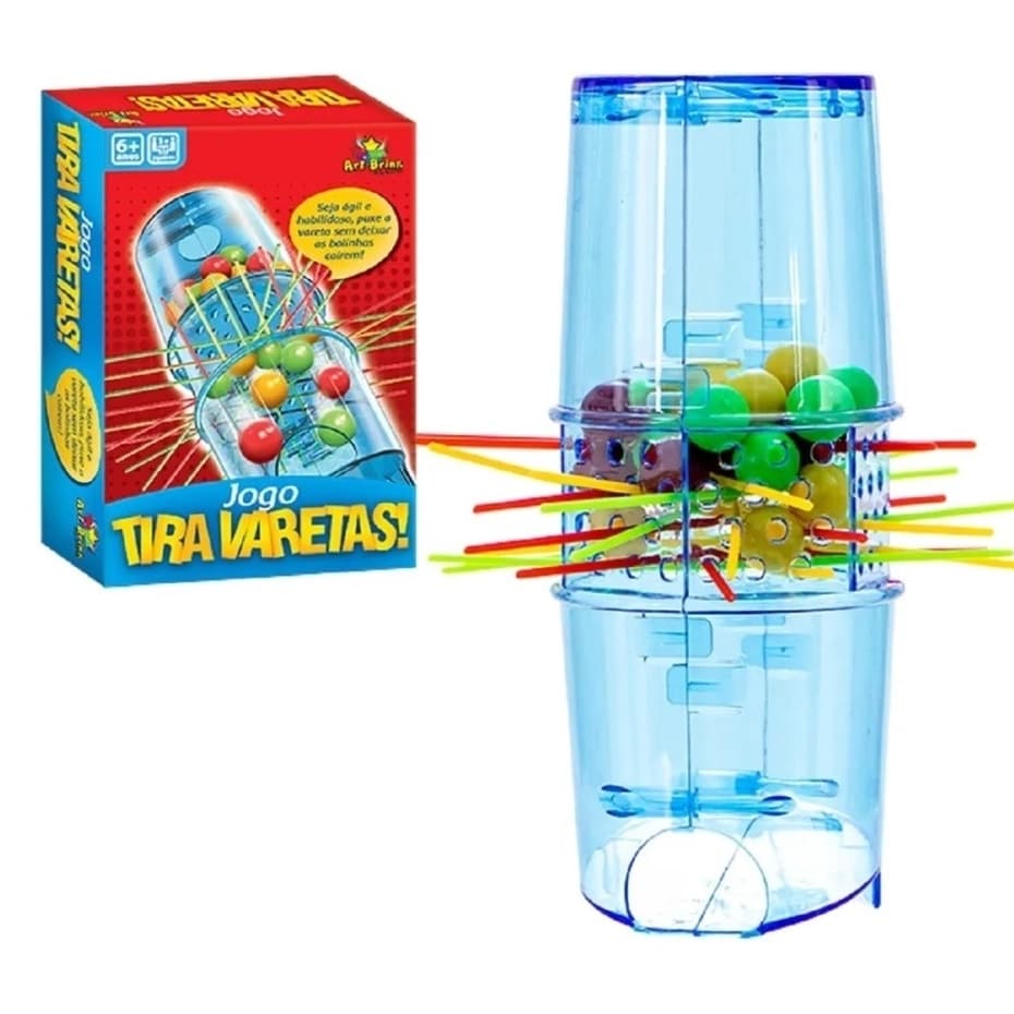 Jogo de mesa tira varetas Brinquedo infantil art brink
