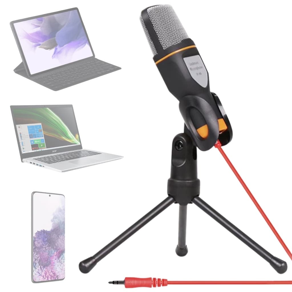 Microfone Multimidia Profissional Streaming Condensador Mesa
