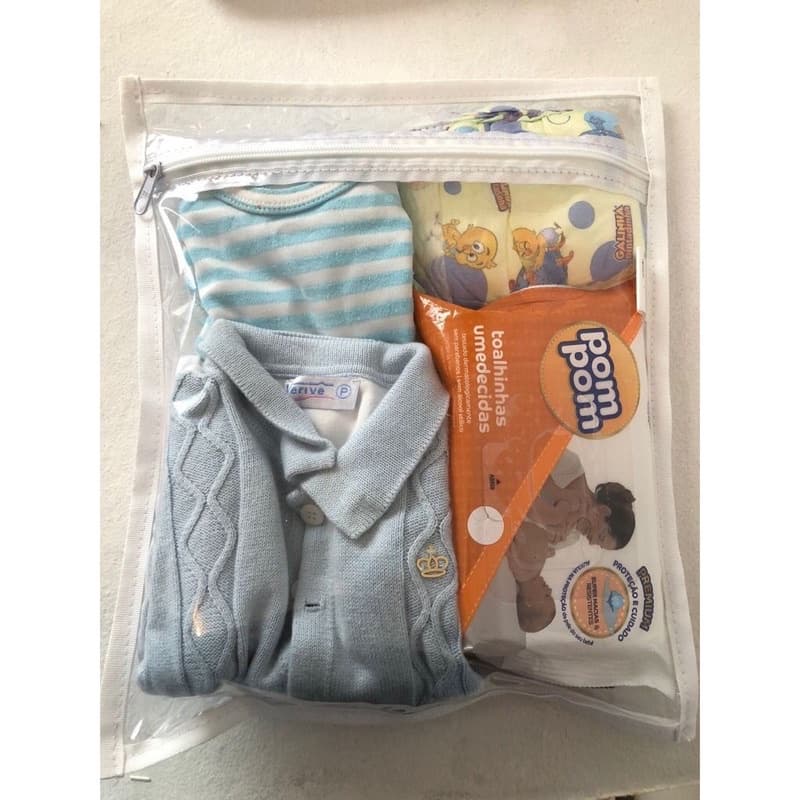 Saco organizador para maternidade BRANCO - viagem - Multiuso