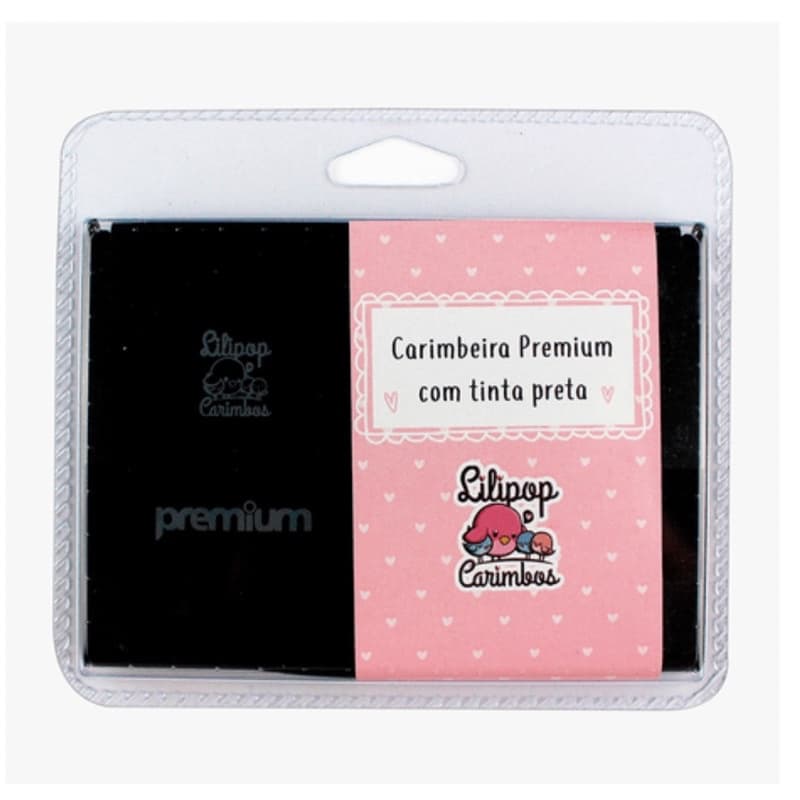 almofada para carimbo carimbeira premium com tinta lilipop carimbo